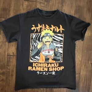 Ichiraku Ramen Shop Graphic Tee - Black